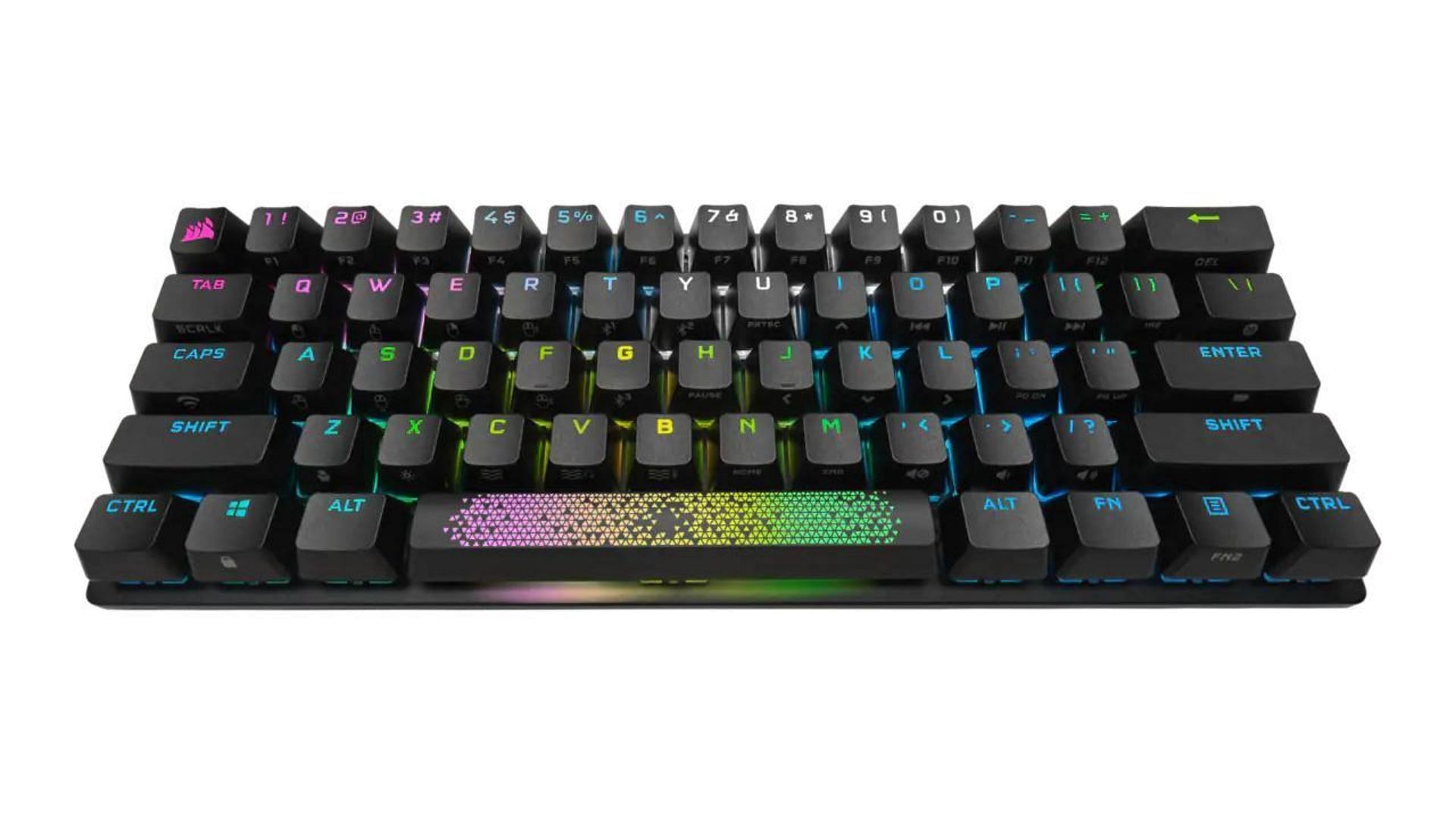 The K70 Pro Mini Wireless RGB mechanical gaming keyboard (Image via Newegg)