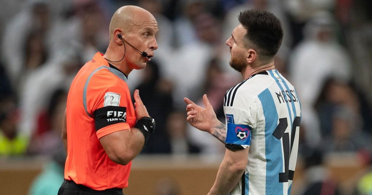 World Cup final referee respond to claims that Lionel Messi