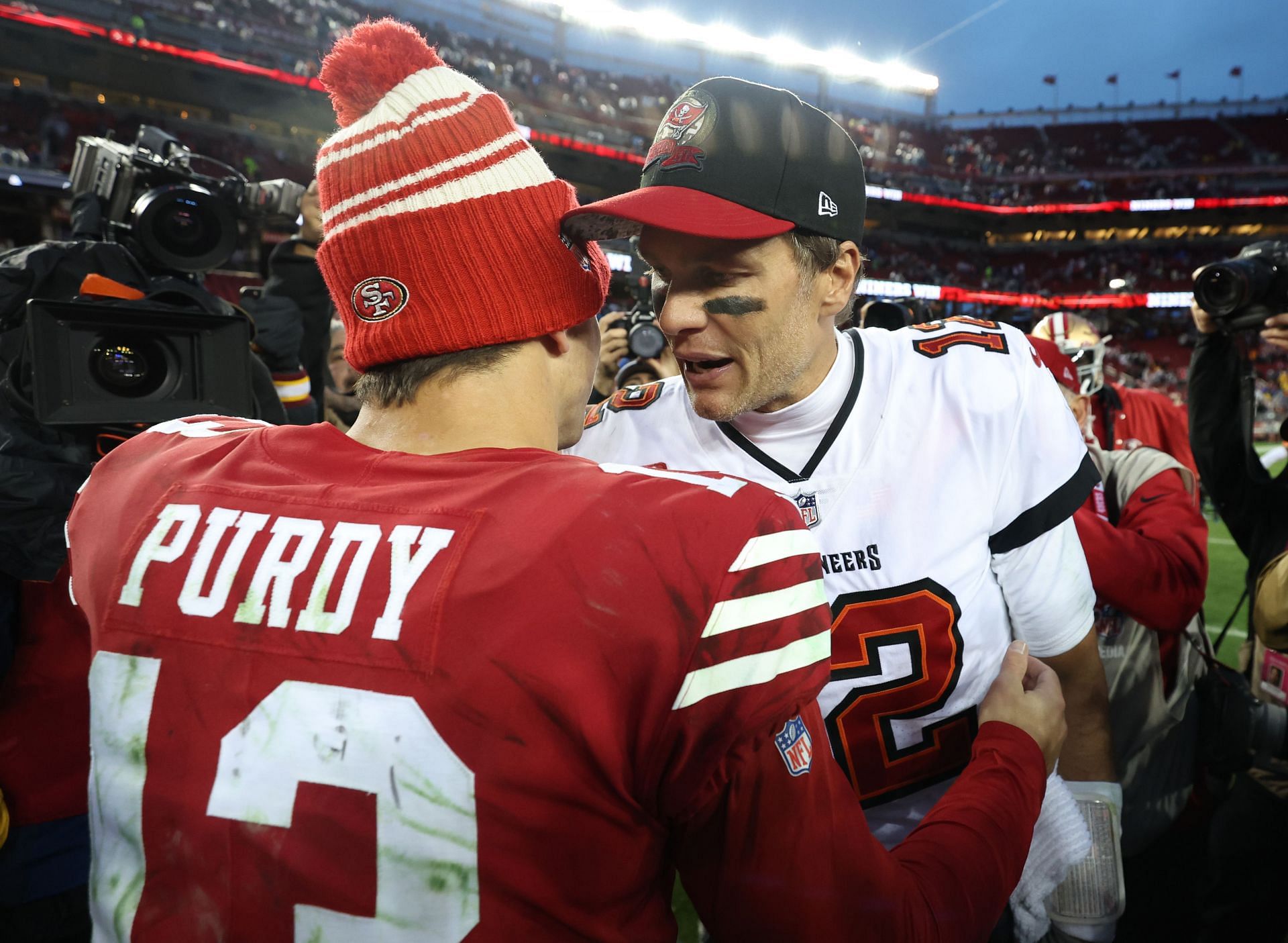 OurSF49ers on X: #49ers Brock Purdy becomes the first QB to ever beat Tom  Brady in their first career NFL start 