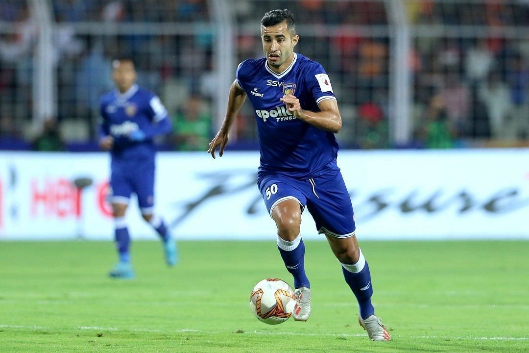 Rafael Crivellaro in action an an earlier ISL match (Image: ISL Media)