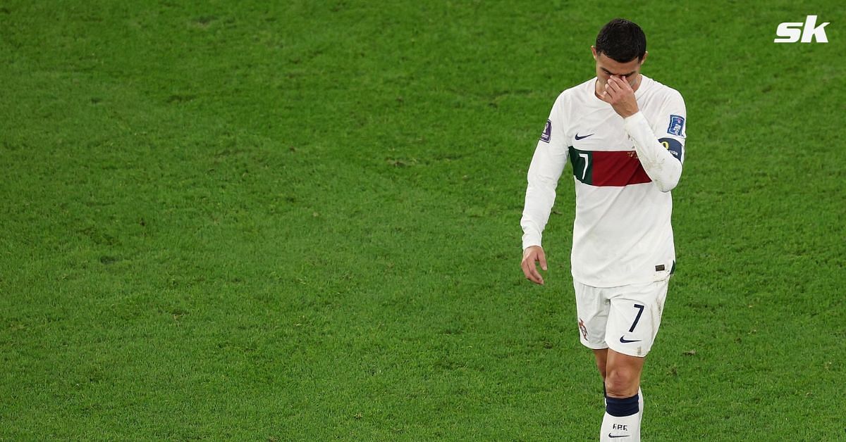 Cristiano Ronaldo exits in tears after Portugal's World Cup exit