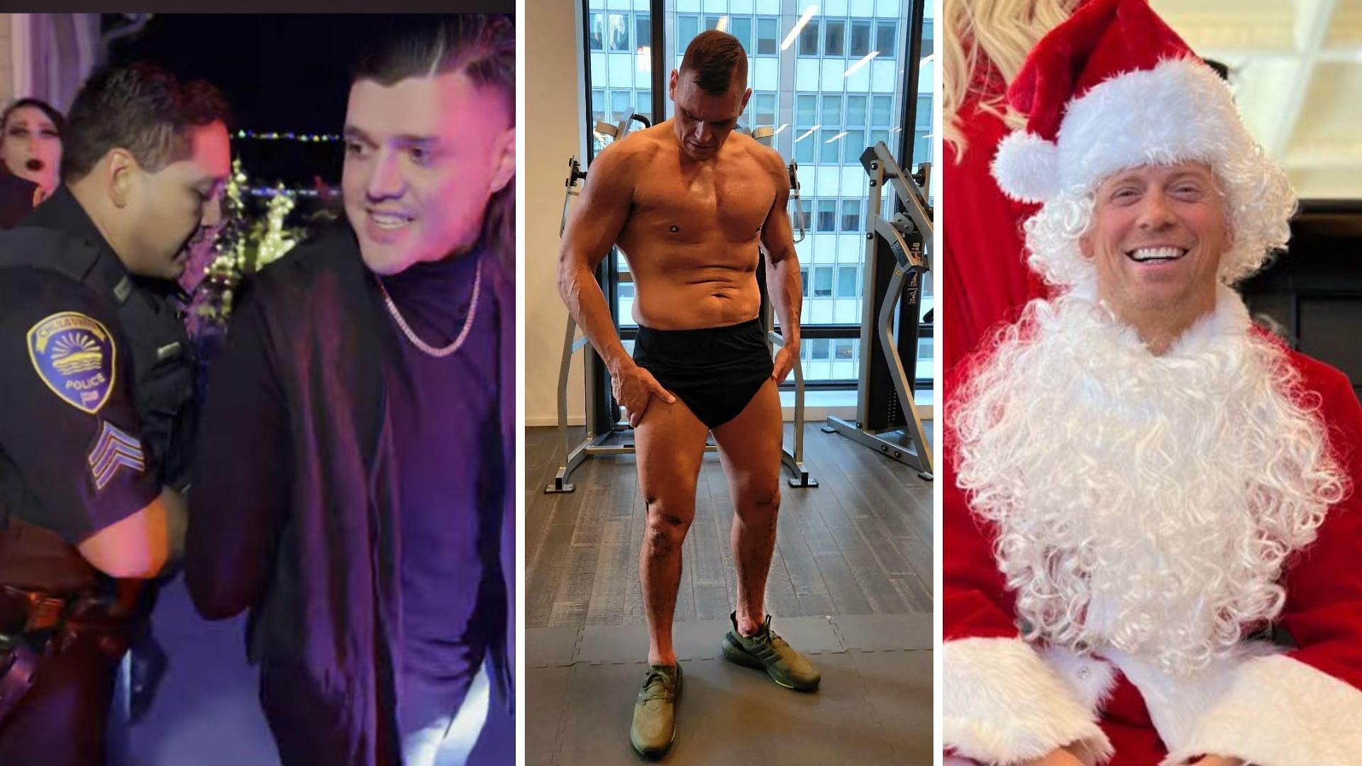 WWE Superstars celebrated Christmas Day in a variety of ways