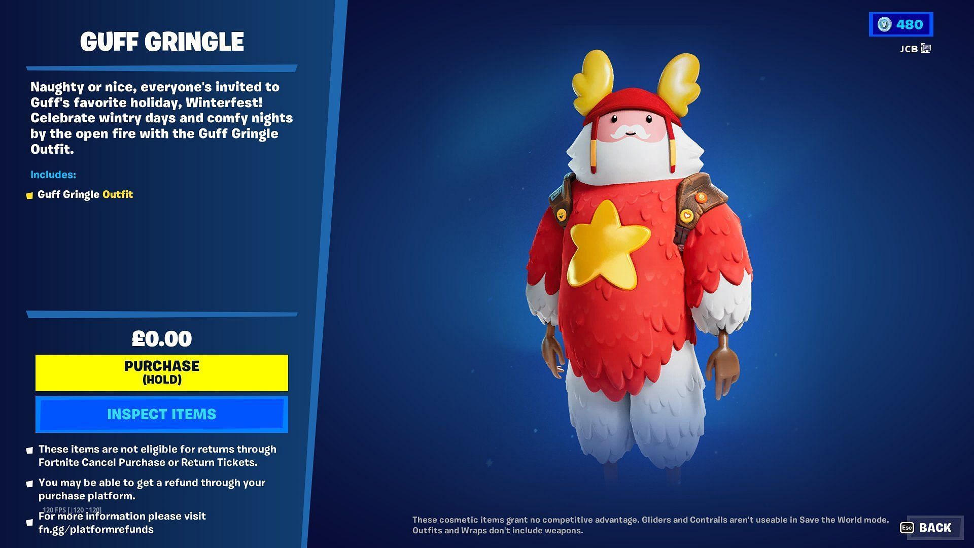 There&#039;s another Guff skin that can be obtained during the event (Image via Epic Games)