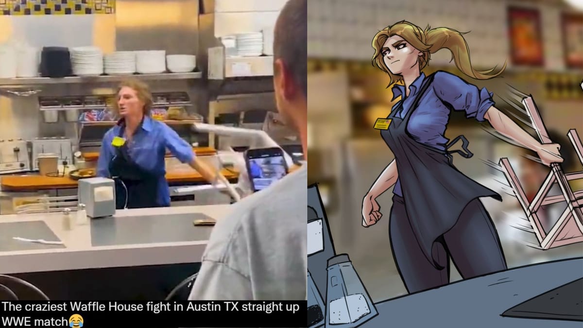 Waffle House Girl Fans beg WWE to sign Waffle House worker after