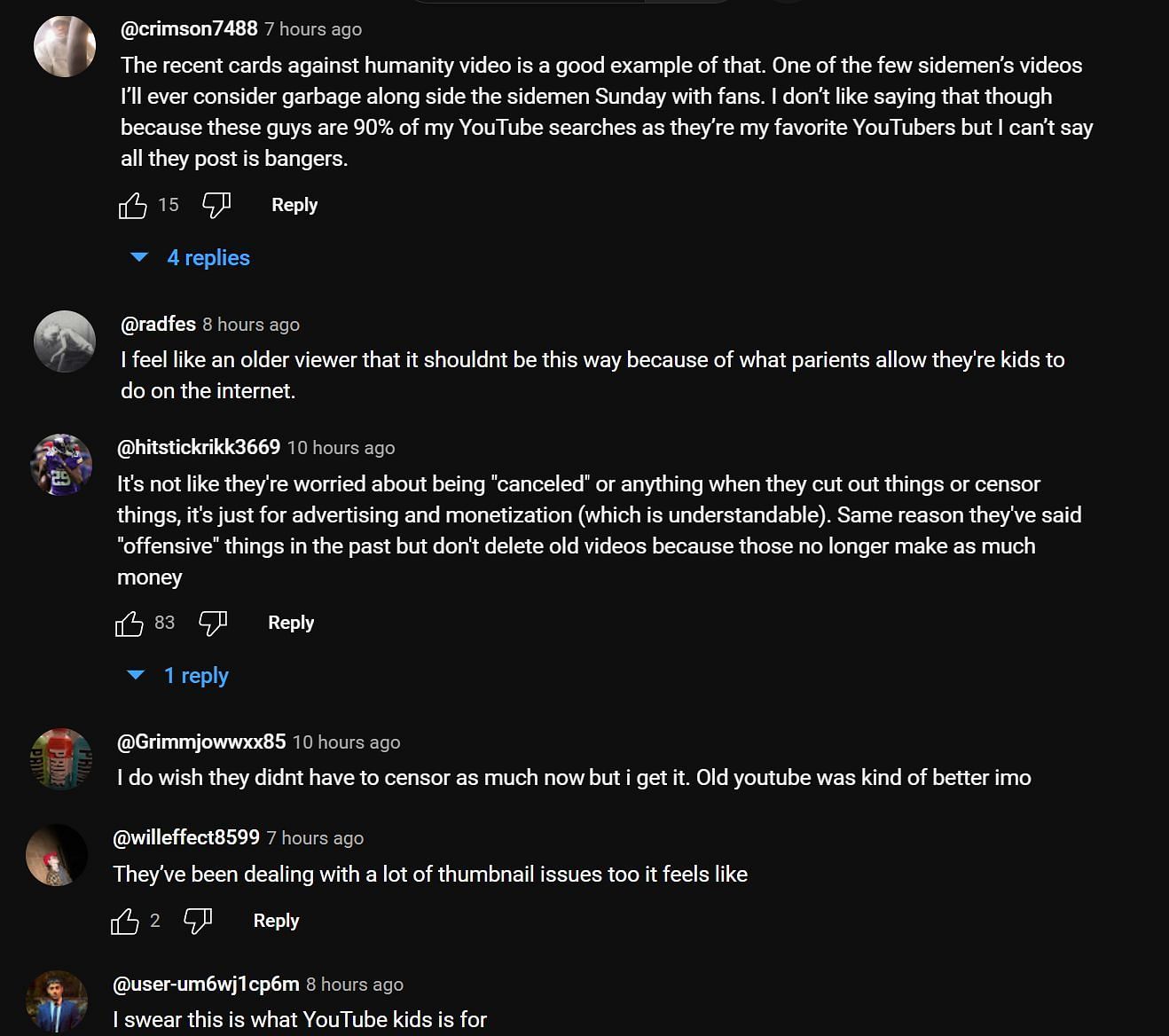 Fans give their take on the situation (Image via ZerkaaShorts/YouTube)