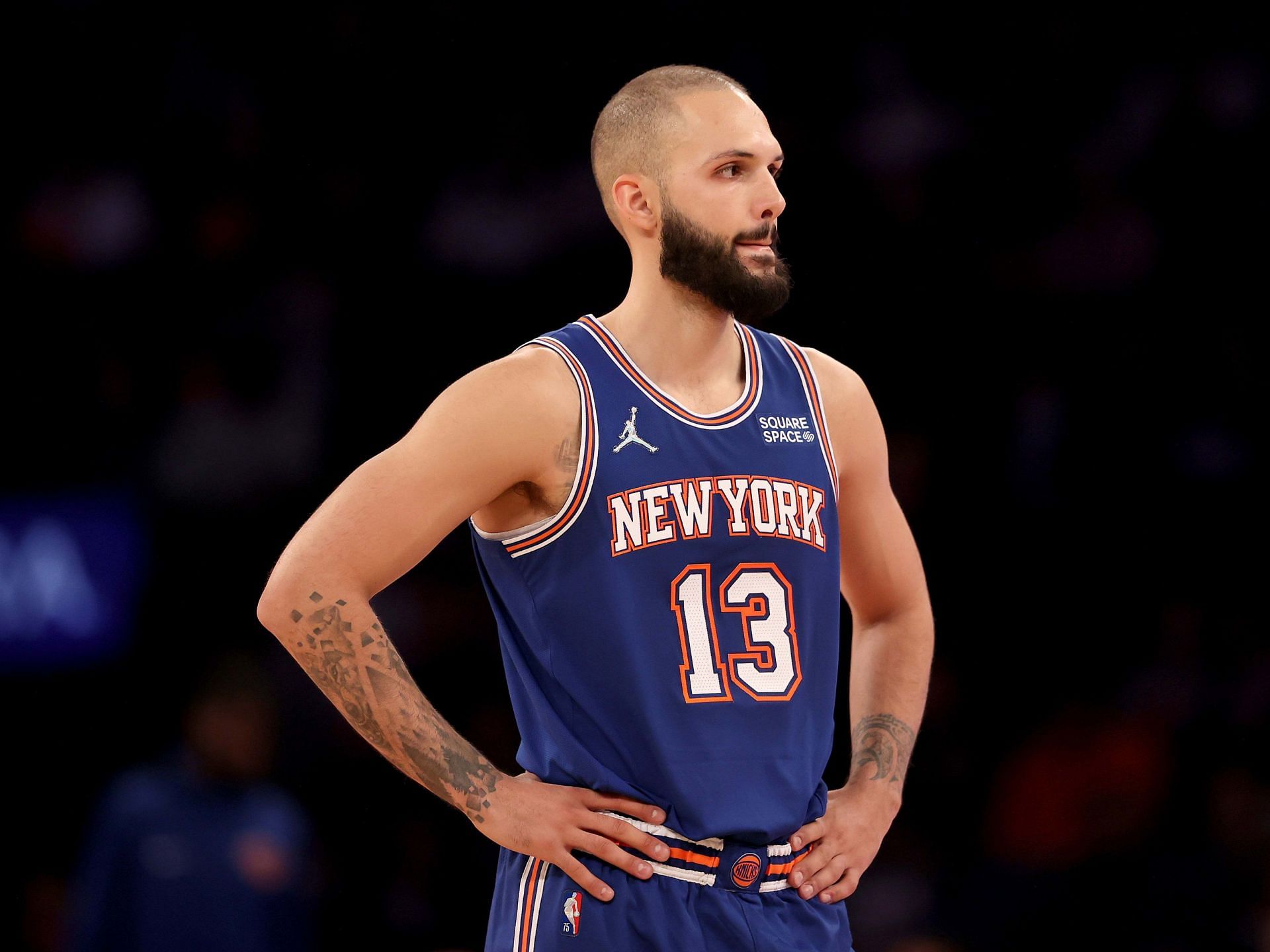 New York Knicks shooting guard Evan Fournier