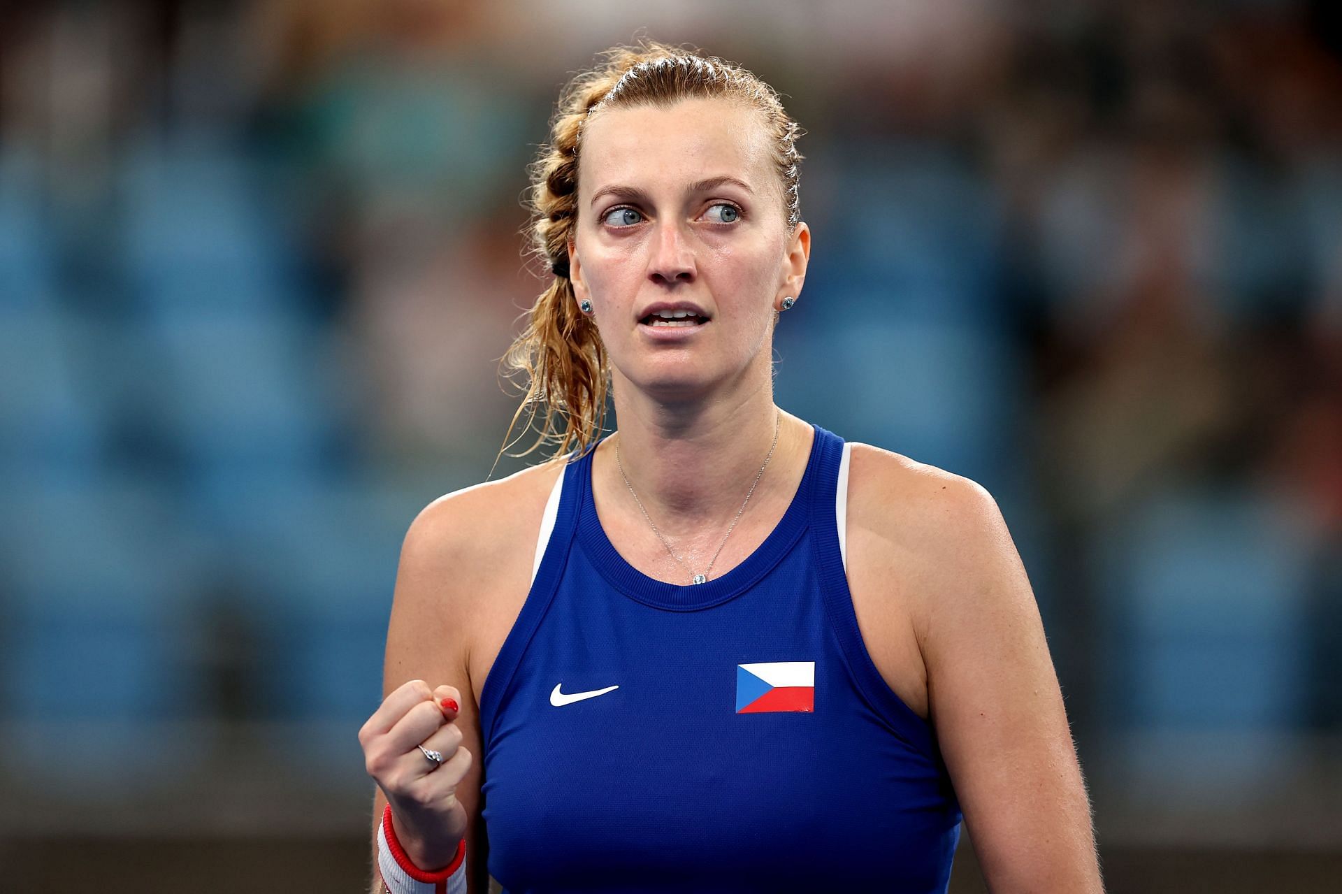 Petra Kvitova at the 2023 United Cup.