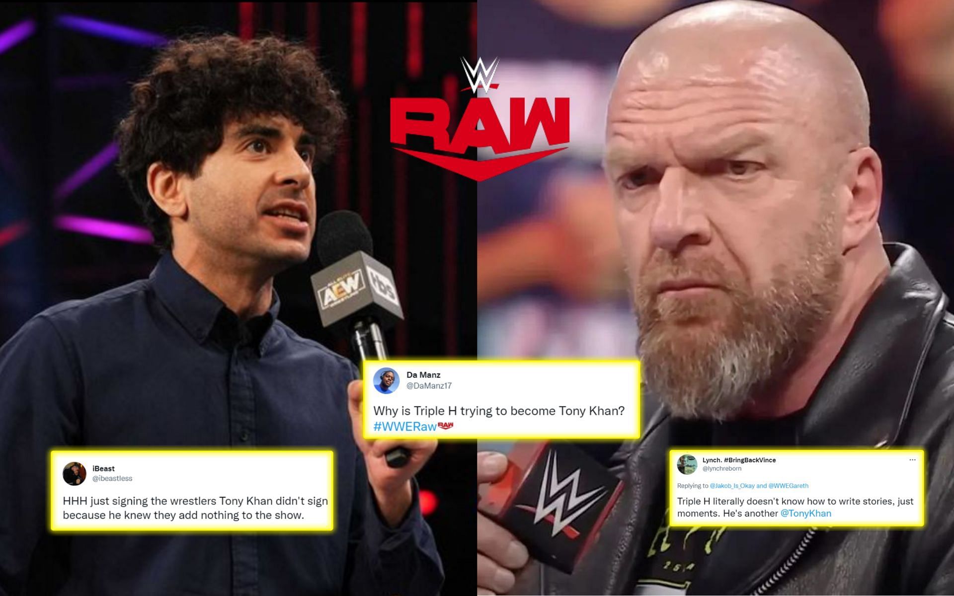 Triple H and Tony Khan have invisibly butted heads and given each other intense competition