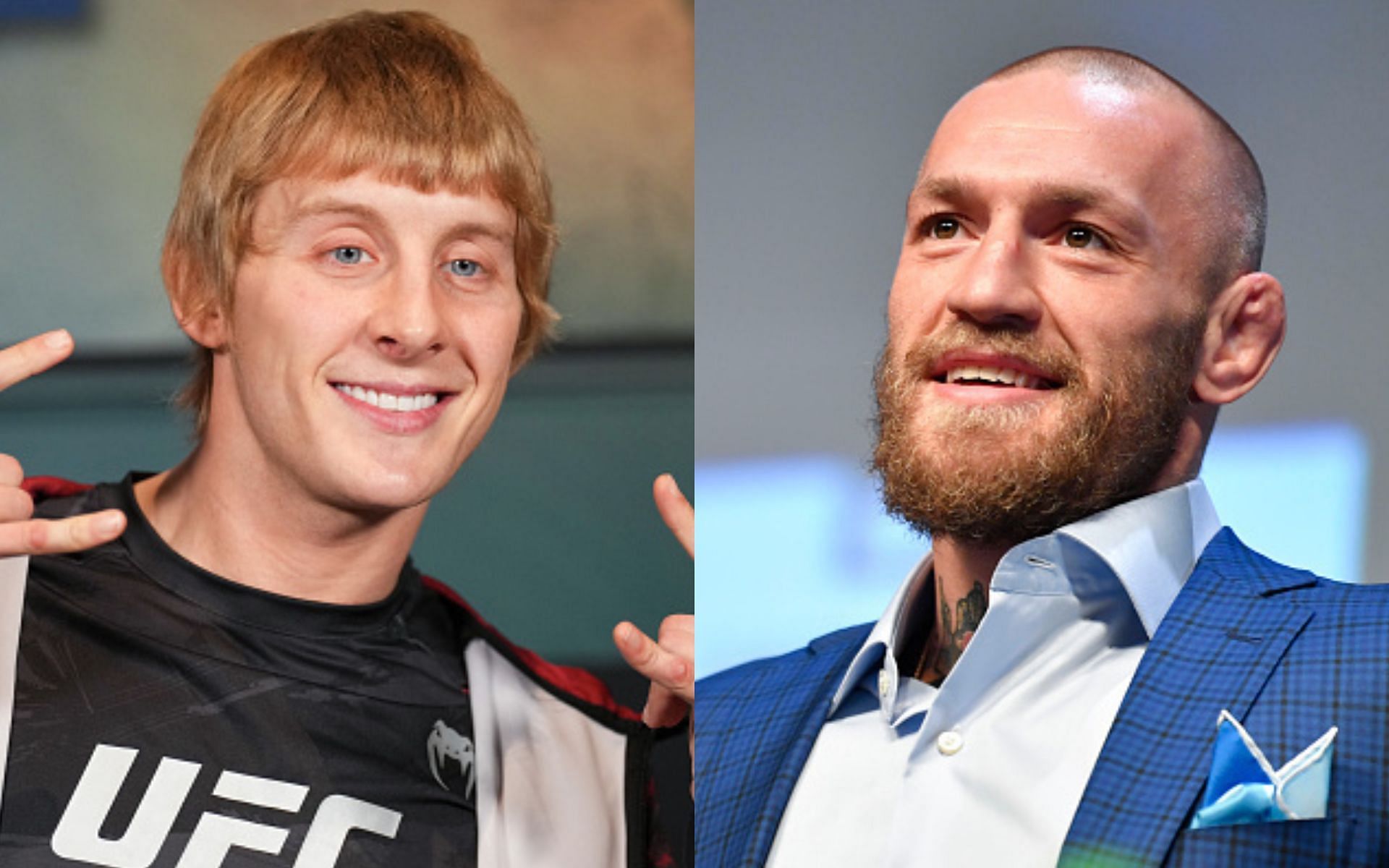 Paddy Pimblett (left), Conor McGregor (right)