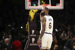 Watch: LeBron James turns back time to pull off emphatic block against Sacramento Kings