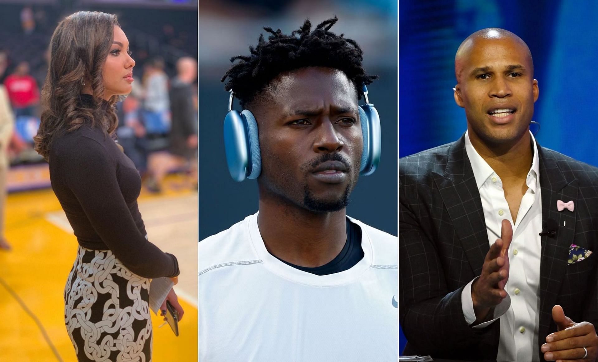 Antonio Brown takes a shot at ESPN&rsquo;s Richard Jefferson, Malika Andrews f