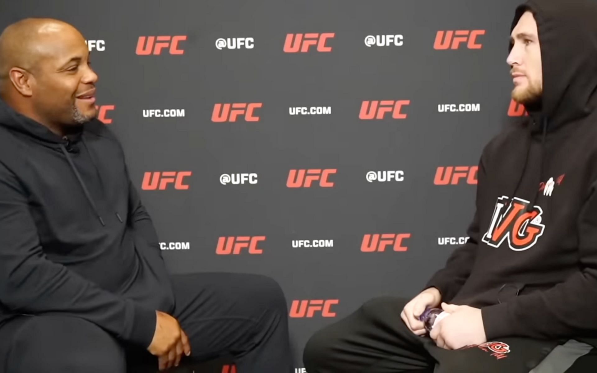 Daniel Cormier [Left] Darren Till [Right] [Image courtesy: Daniel Cormier YouTube]