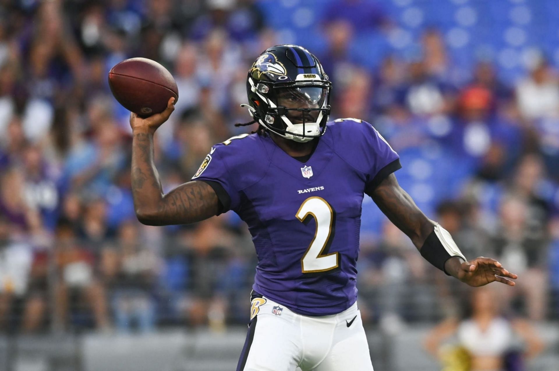 Baltimore Ravens QB Tyler Huntley