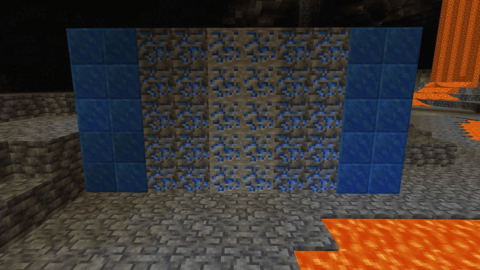 Lapis lazuli saw a shift in its ideal elevation after Minecraft 1.18 (Image via Mojang)