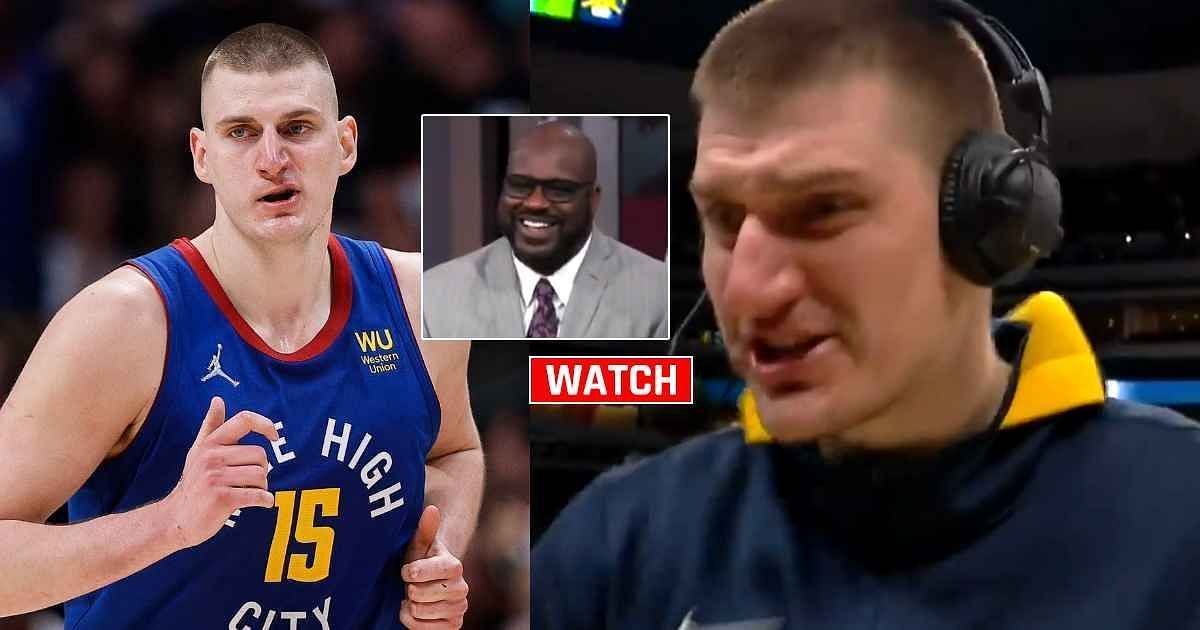 Reigning back-to-back MVP Nikola Jokic and NBA legend Shaquille O