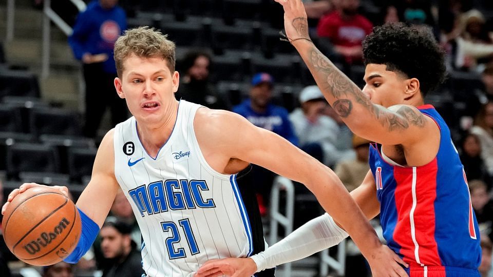 Orlando Magic big man Moe Wagner and Detroit Pistons guard Killian Hayes.