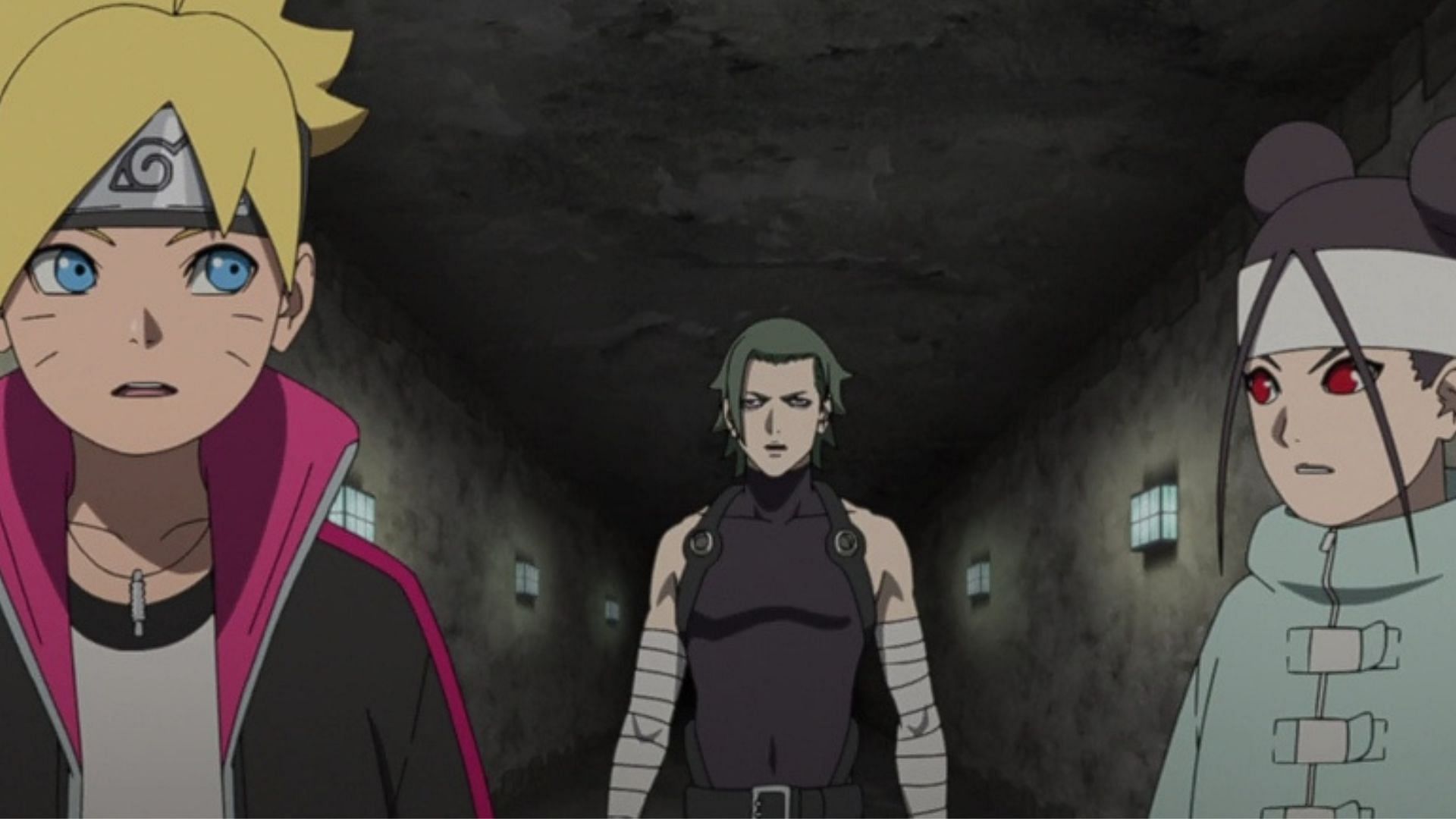 Boruto, Rokuro, and Yatsume (image via Studio Pierrot)