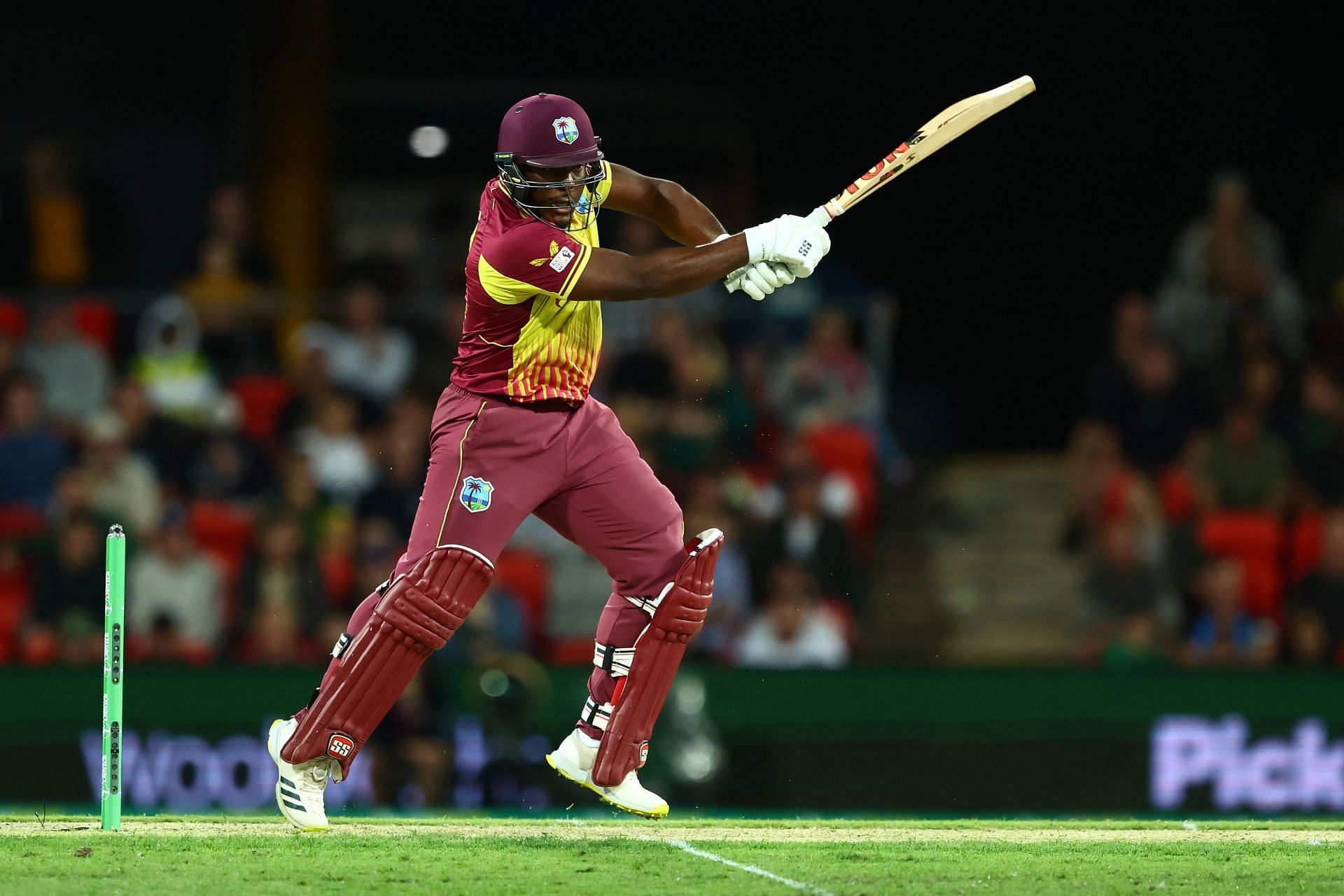 West Indies big-hitter Odean Smith. Pic: Getty Images