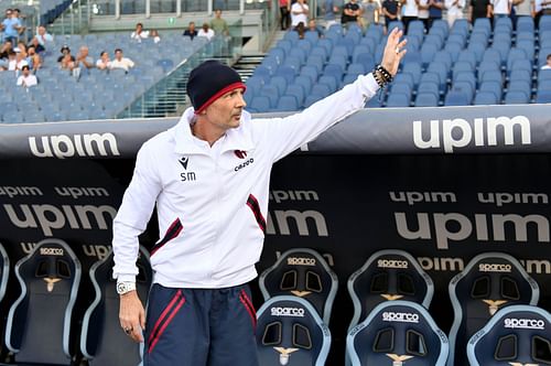 Sinisa Mihajlovic during the SS Lazio v Bologna FC - Serie A match.