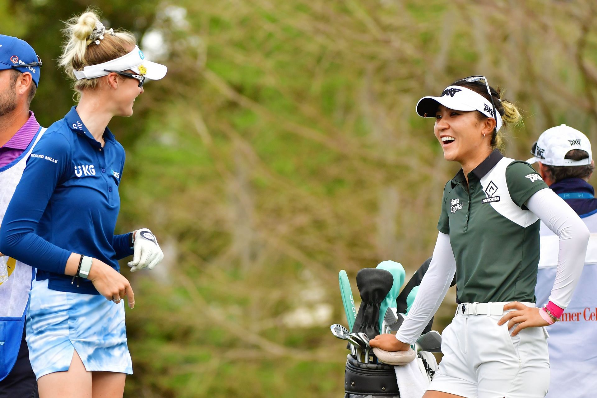 Nelly Korda and Lydia Ko at the Gainbridge LPGA - Round Three (Image via Julio Aguilar/Getty Images)