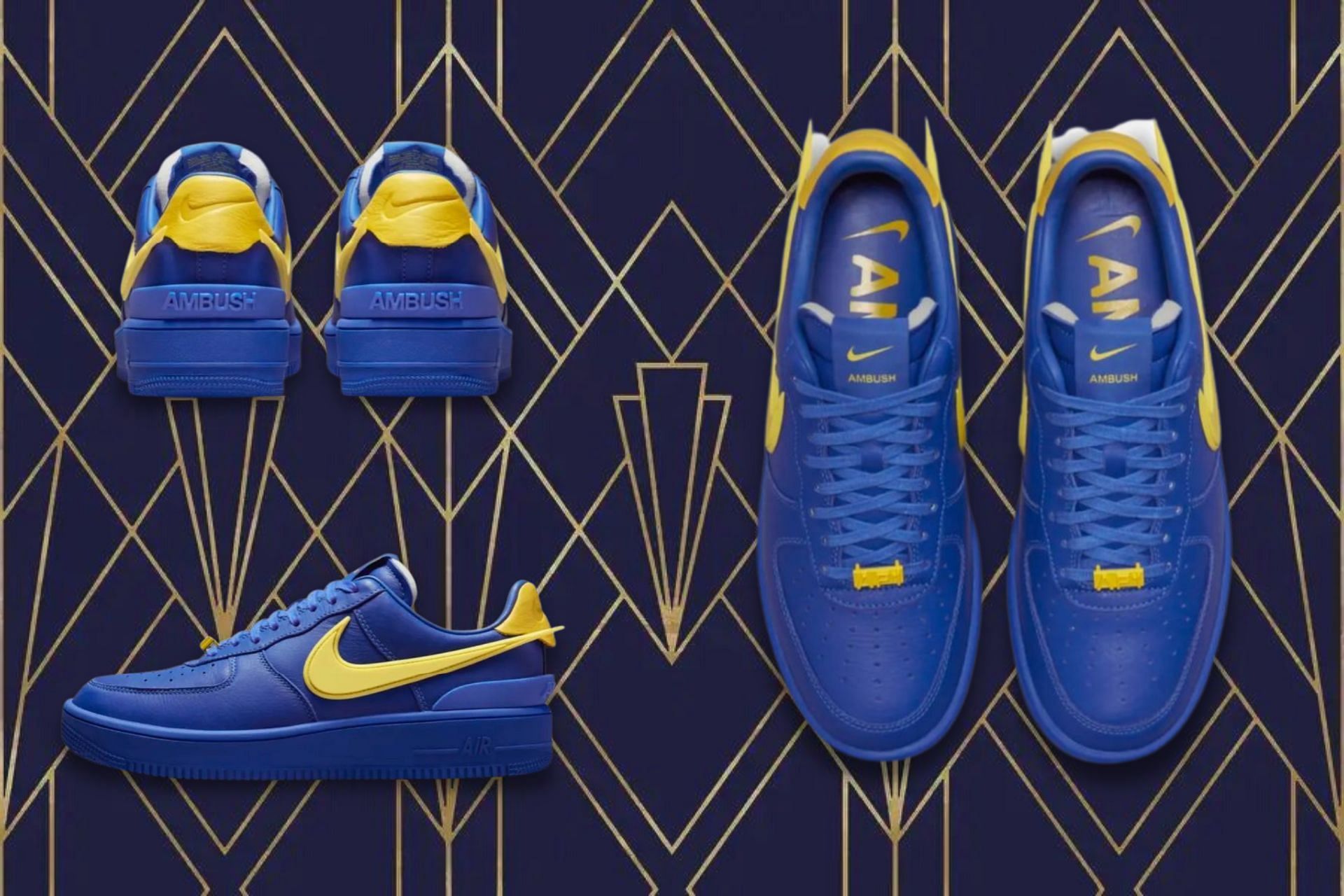 Nike Ambush Air Force 1 Low Game Royal Sneakers