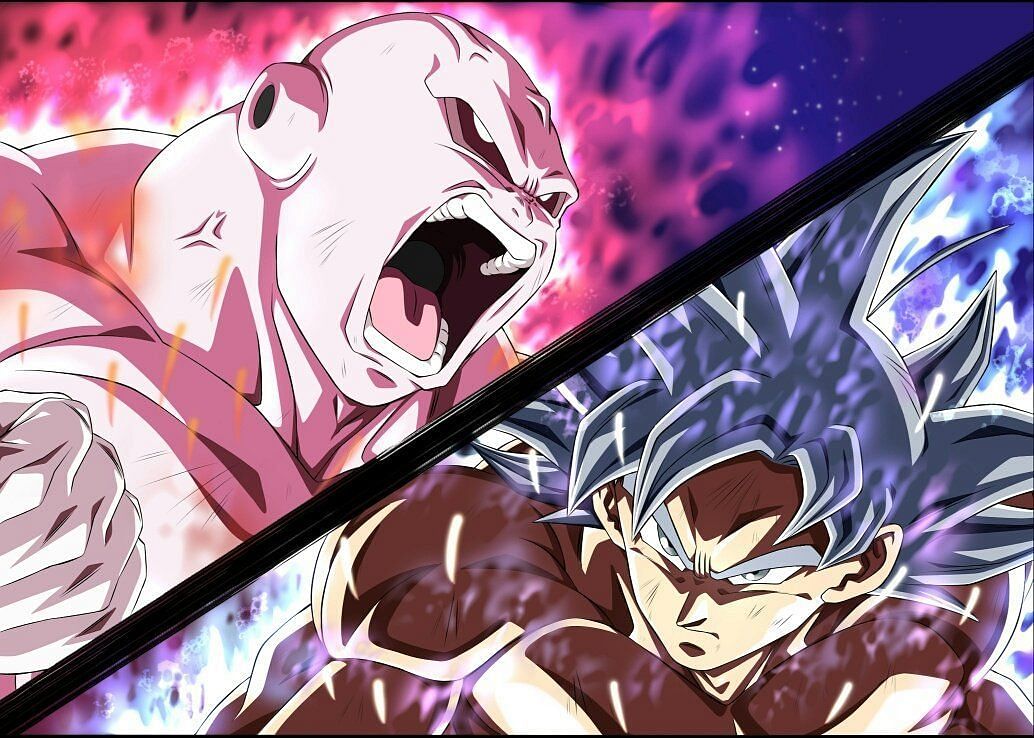 Jiren fighting Goku as seen in Dragon Ball Super (Image via Toei Animation)