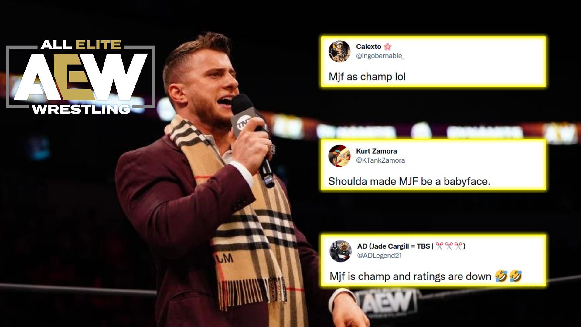MJF&rsquo;s title reign already lands AEW Dynamite&rsquo;s worst rating of the year