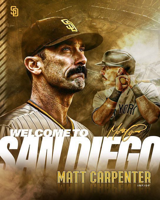 The San Diego Padres are signing Matt Carpenter to a one-year deal with an  opton for 2024. : r/mlb