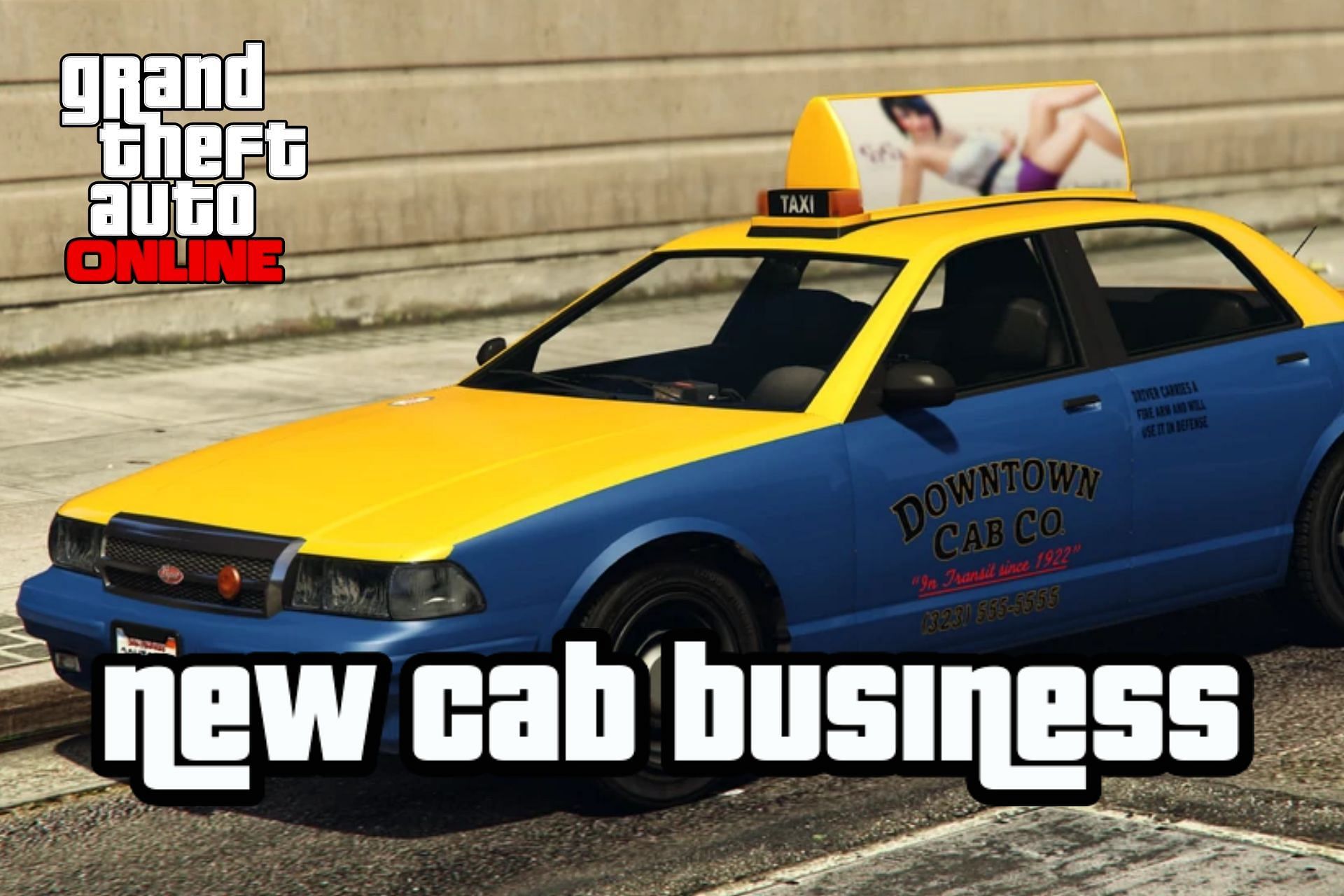 GTA Online players can now become cab drivers with the Los Santos Drug Wars update (Image via Rockstar Games)