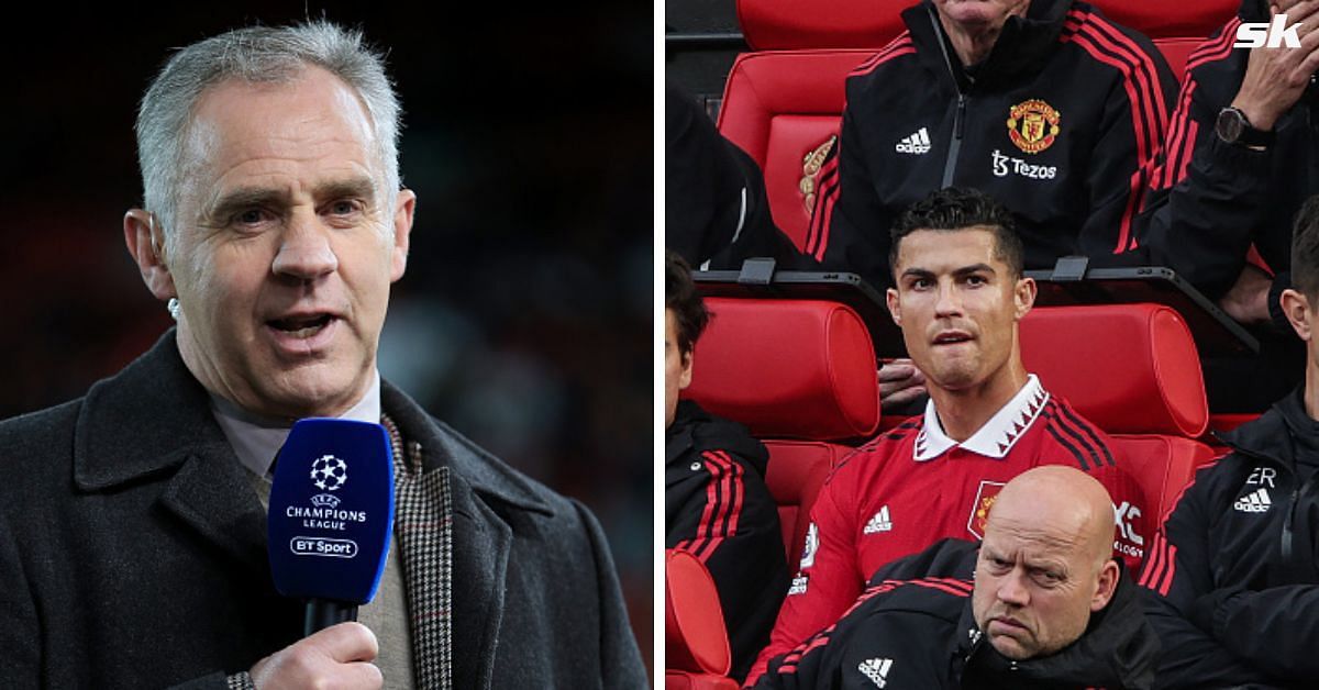 Jim Beglin took a jibe at Cristiano Ronaldo during Manchester United