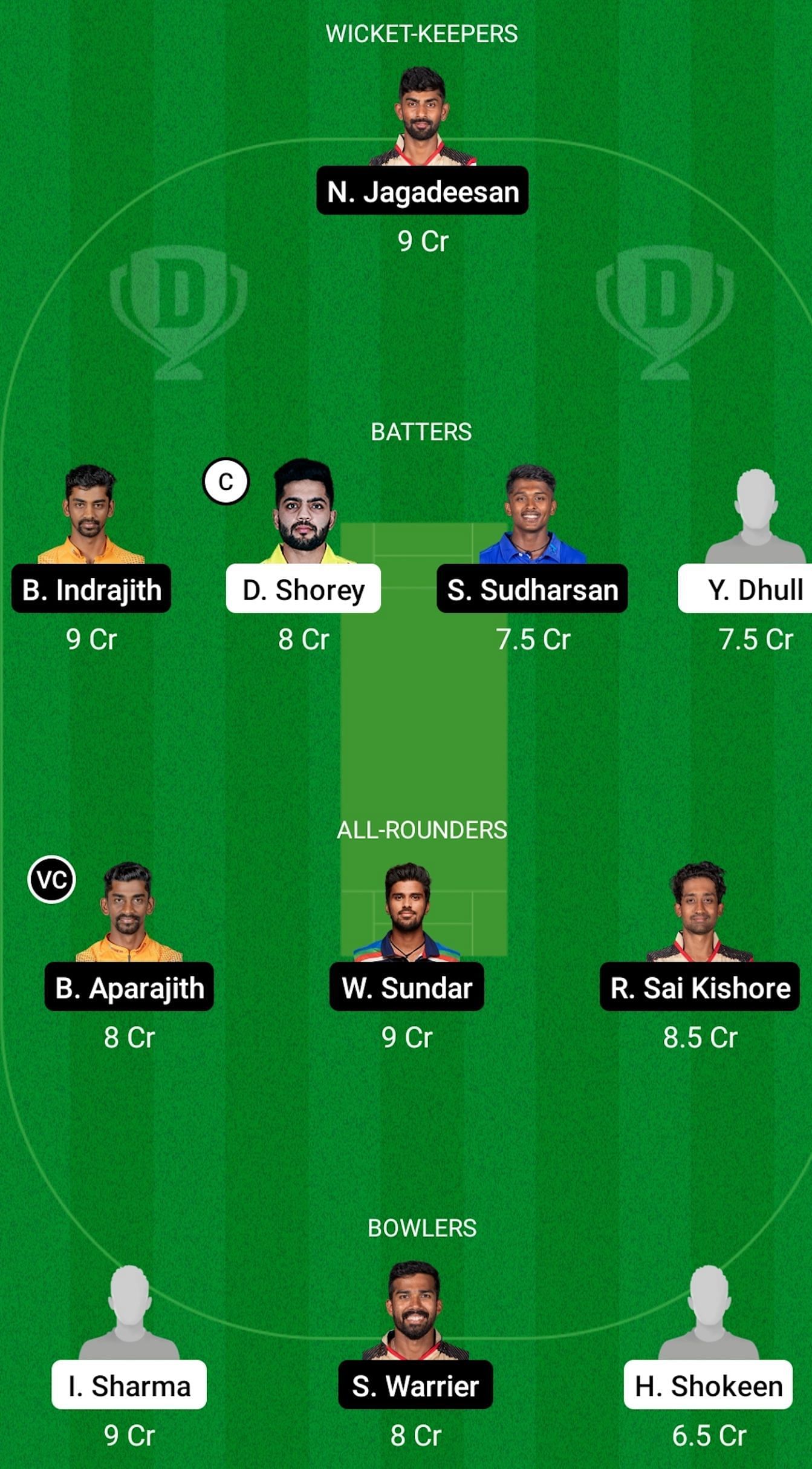 DEL vs TN- Dream 11 Prediction, Head to Head League