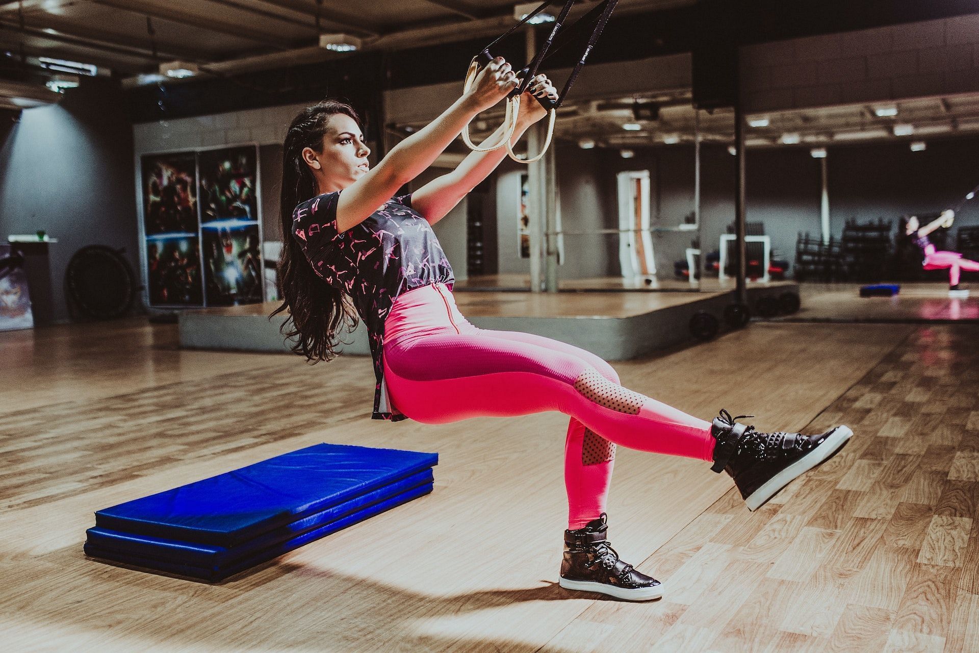 TRX exercises offer a full-body workout. (Photo via Pexels/Jonathan Borba)