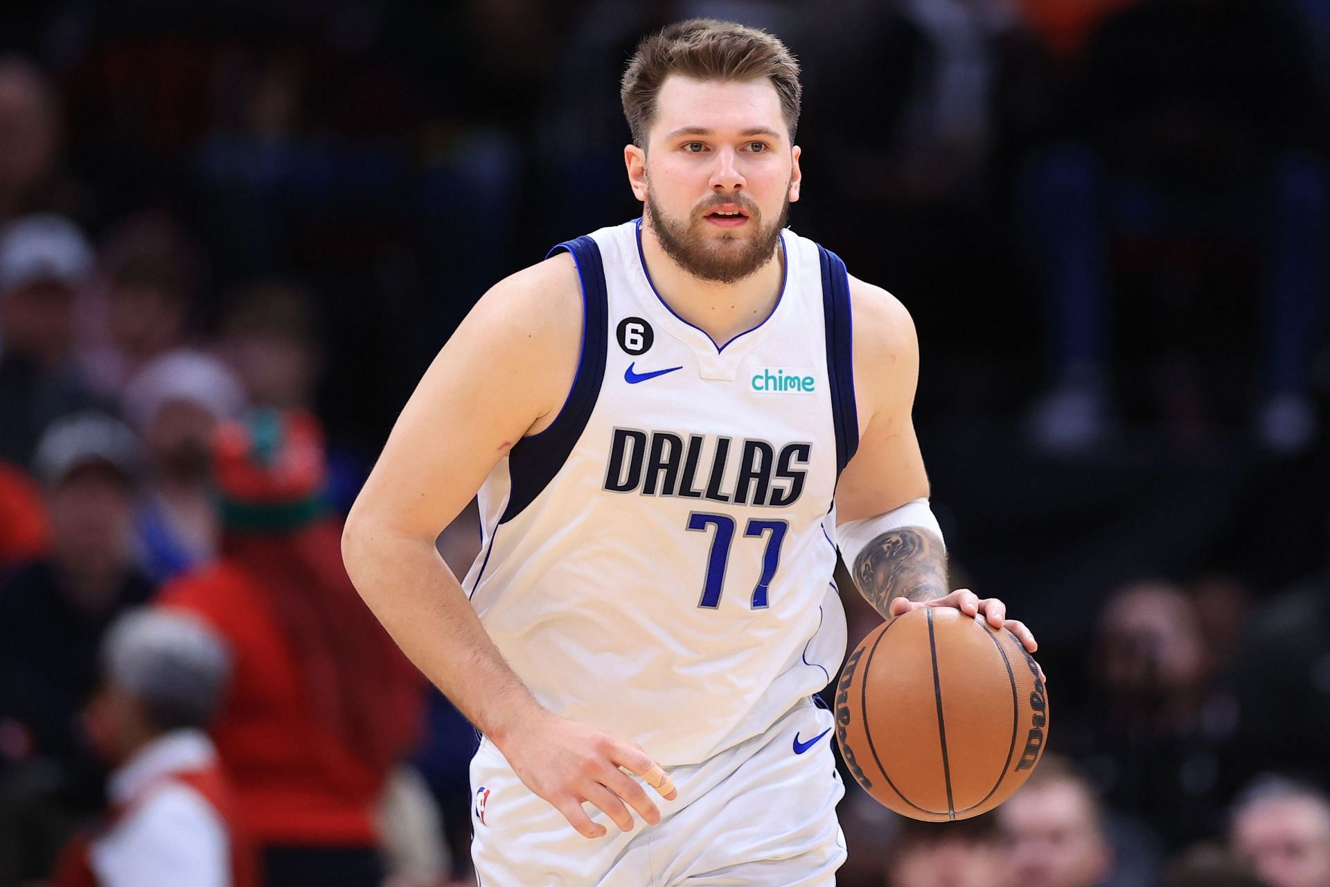 Luka Doncic of the Dallas Mavericks