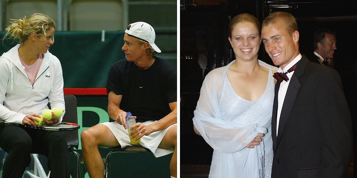 Kim Clijsters opens up about her relationship with Lleyton Hewitt.