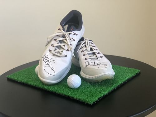 Rory McIlroy's autographed Nike shoes are up for auction