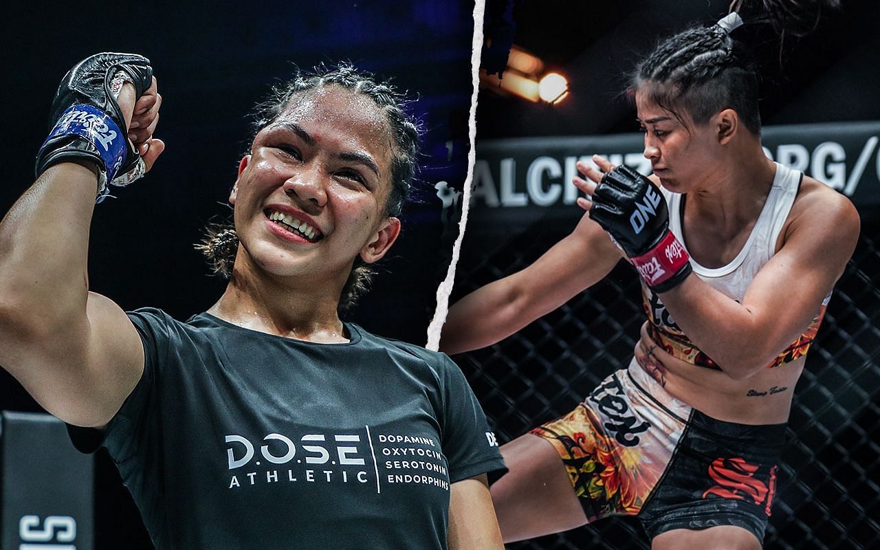 Denice Zamboanga and Stamp Fairtex [Photo Credits: ONE Championship]