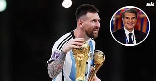 “Football owed you that moment” – Barcelona president Joan Laporta sends special message to Messi after FIFA World Cup victory