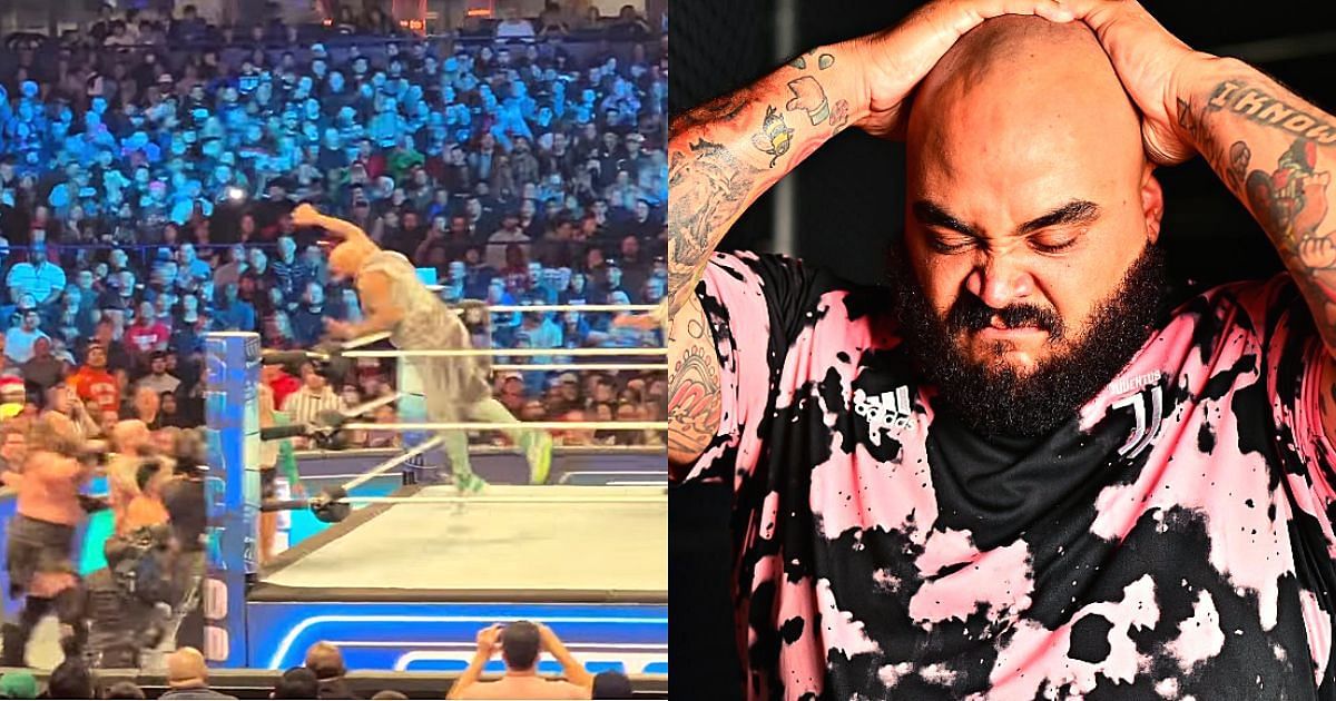 Top Dolla, aka A. J. Francis, was involved in a scary moment on SmackDown this past week.