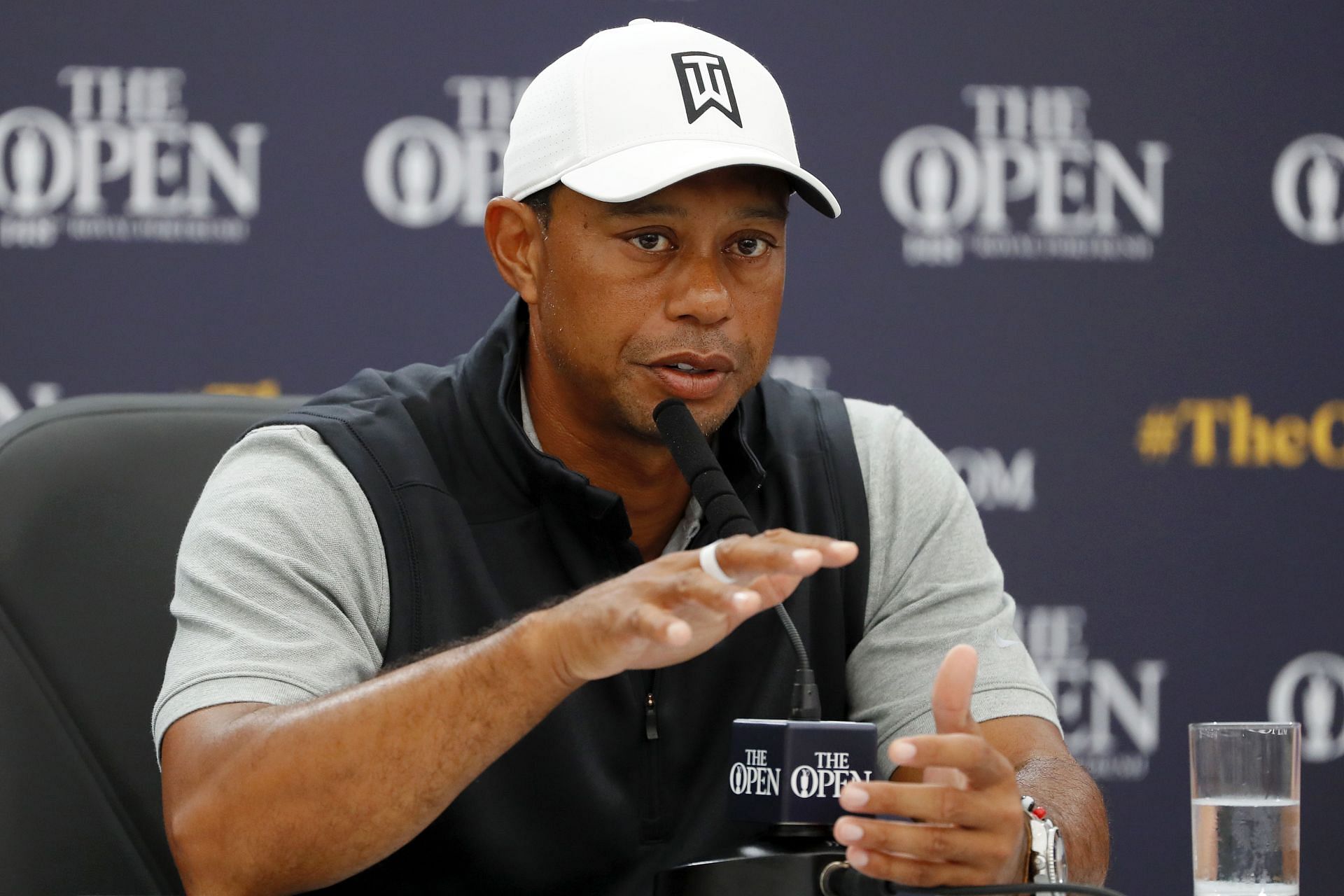 Tiger Woods at the 148th Open Championship (Image via Kevin C. Cox/Getty Images)