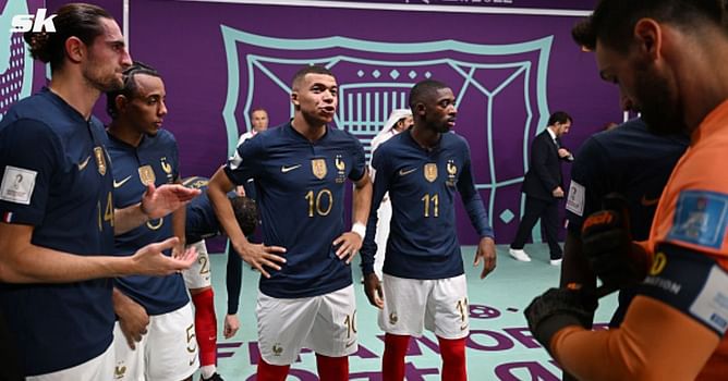 Watch: Kyle Walker ignores Kylian Mbappe's handshake ahead of England vs France clash at 2022 FIFA World Cup