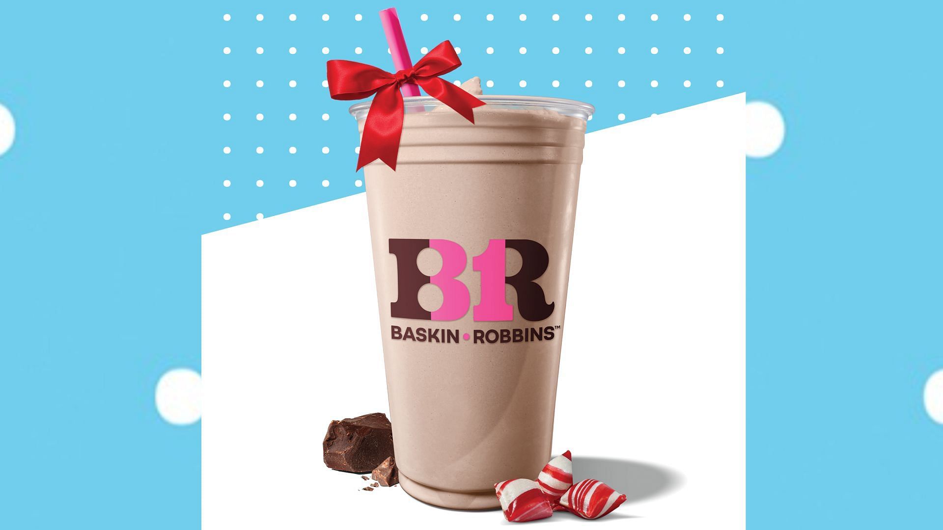 Peppermint Cocoa Shake brings together classic holiday flavors (Image via Baskin-Robbins Press Release)