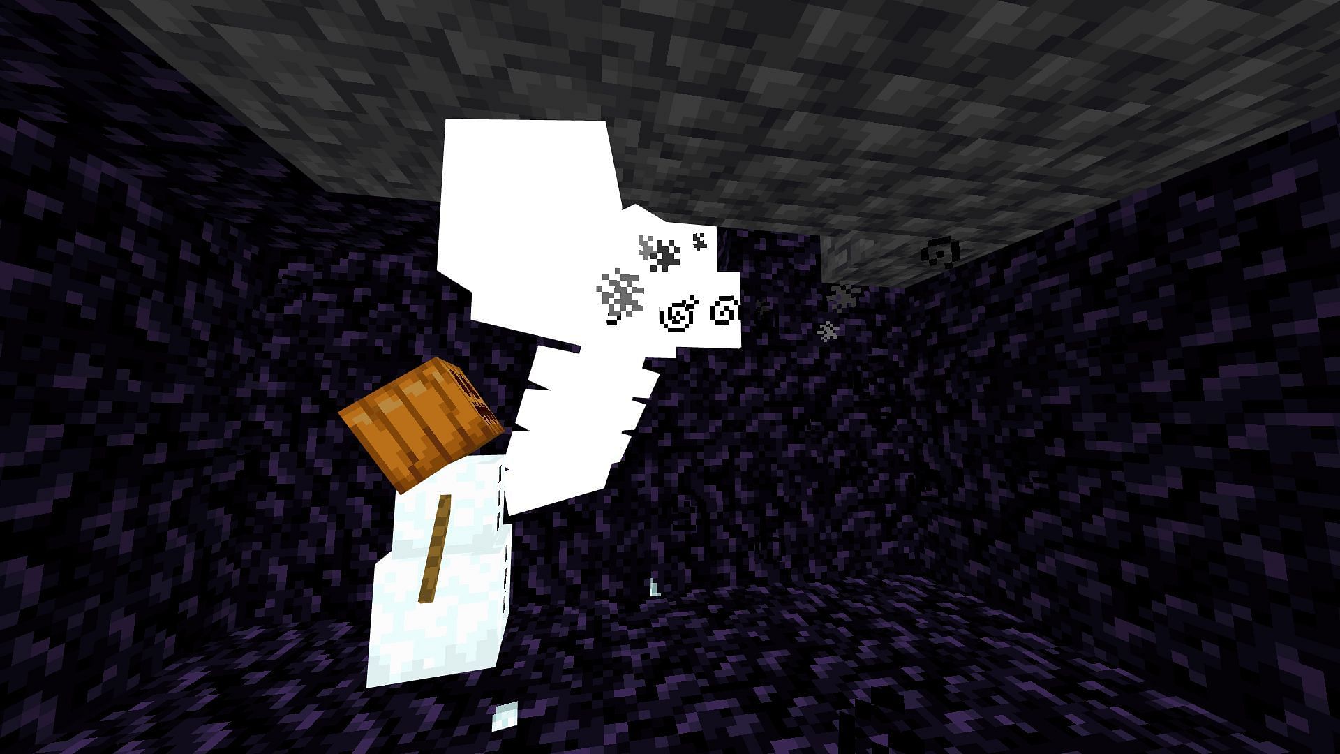 The Wither creates a massive explosion soon after it is summoned in Minecraft Bedrock Edition (Image via Mojang)