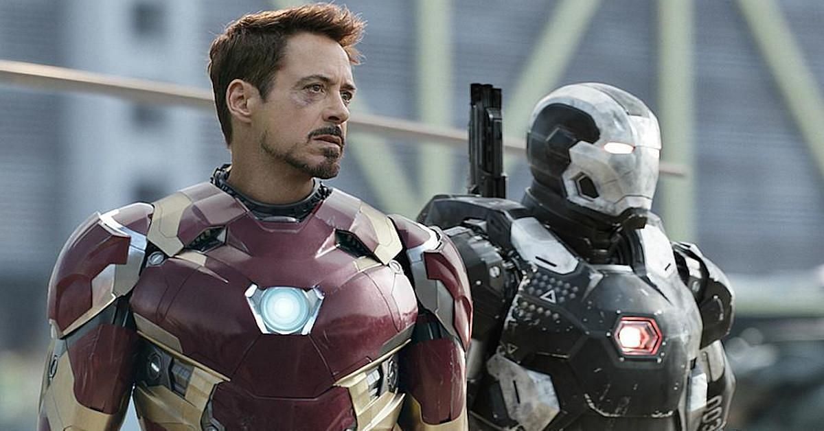 Tony Stark and James Rhodes in Captain America: Civil War (Image via Marvel)