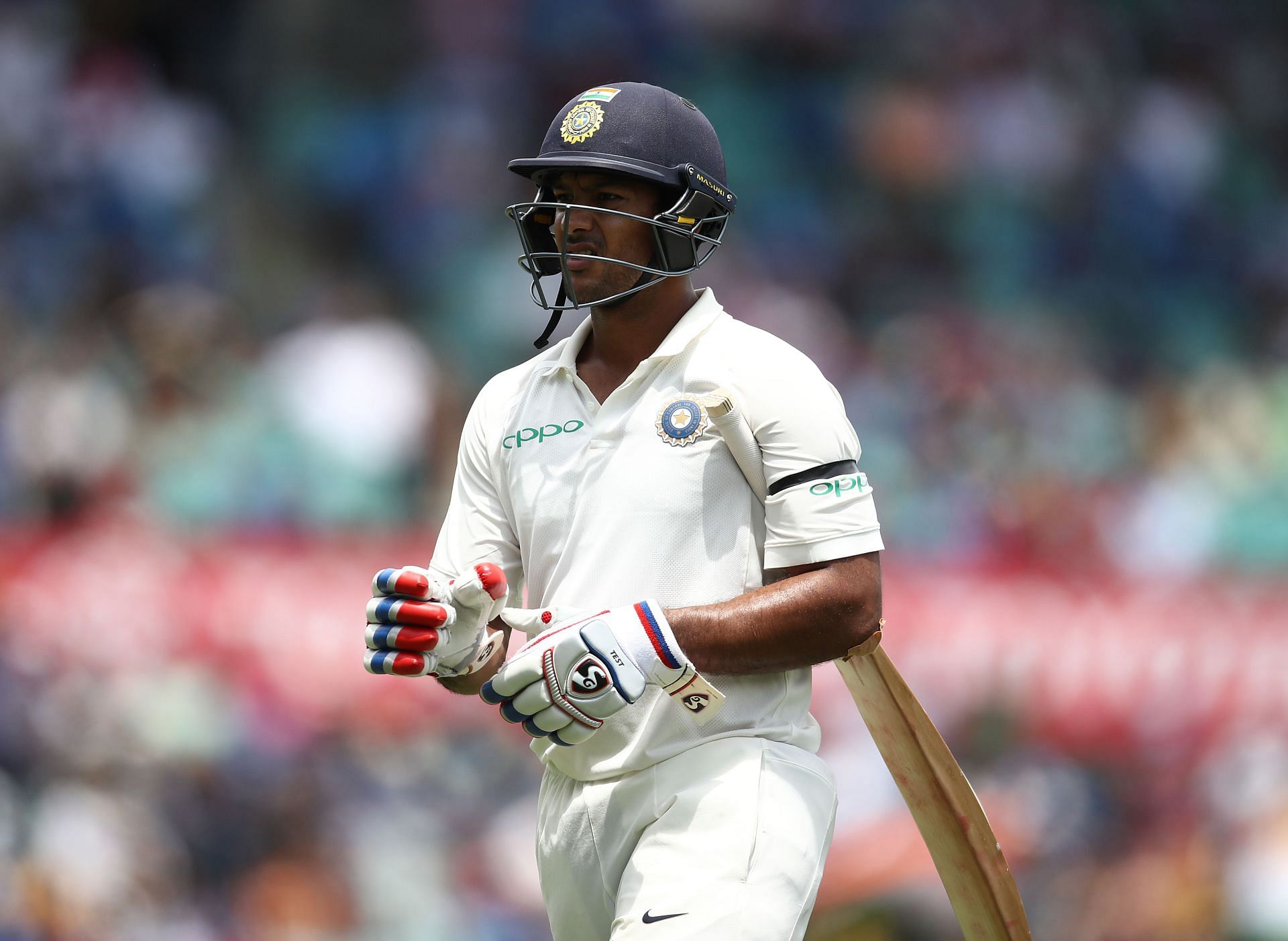 Mayank Agarwal in action in Australia. (Credits: Getty)