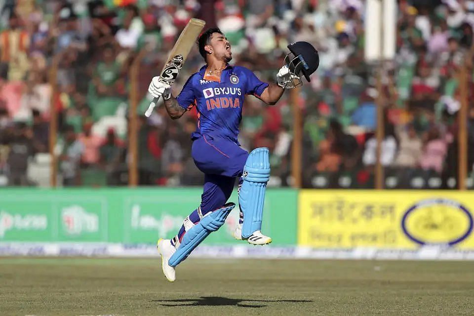 Ishan Kishan became the fourth Indian to score an ODI double ton. Pic: Getty Images