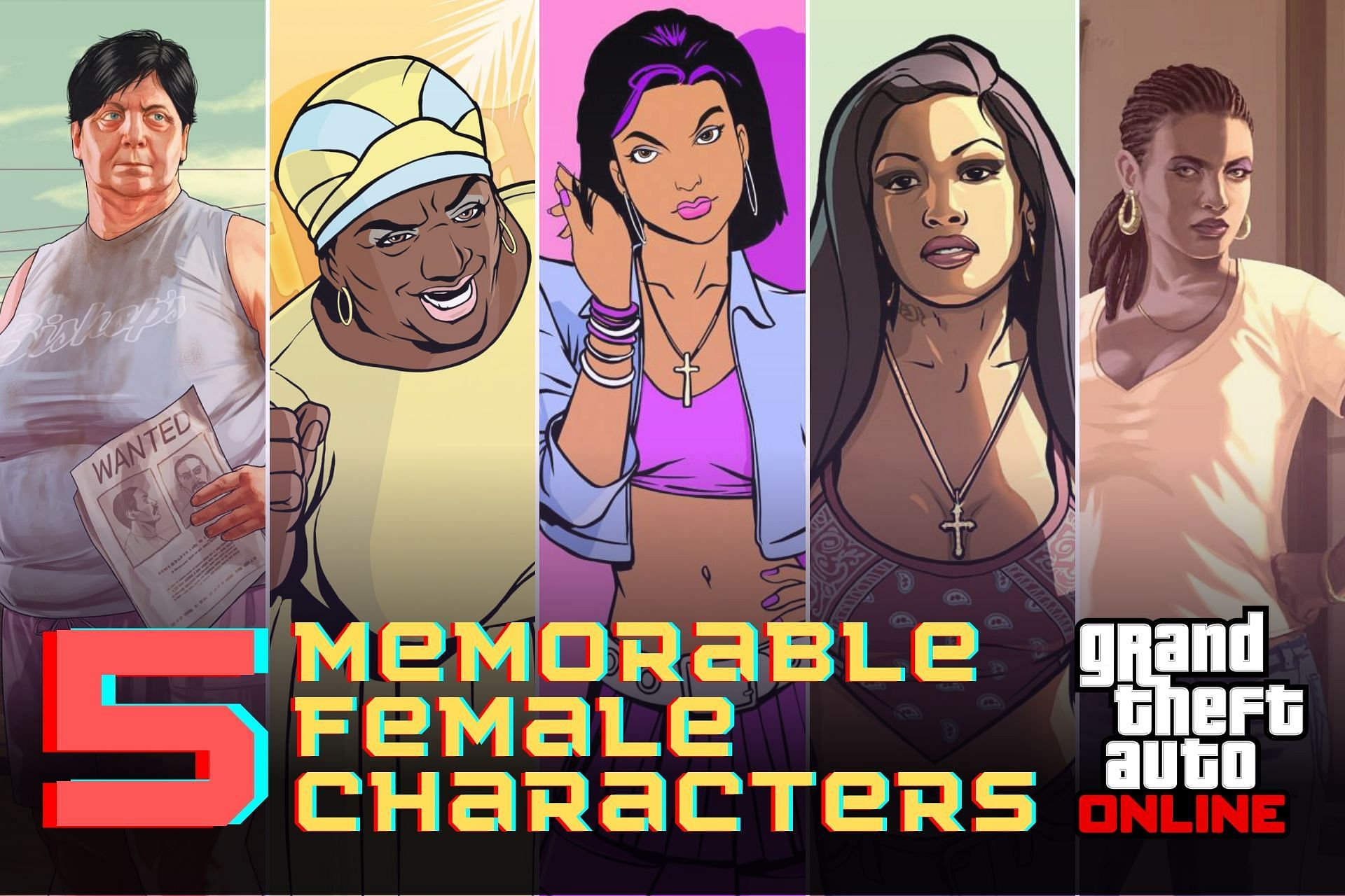 Most memorable female characters in GTA series( Image via Sportskeeda )