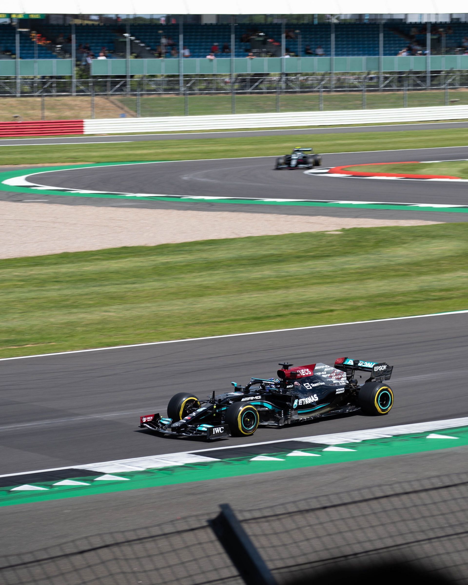 Lewis Hamilton at the 2021 British grand prix in Silverstone
