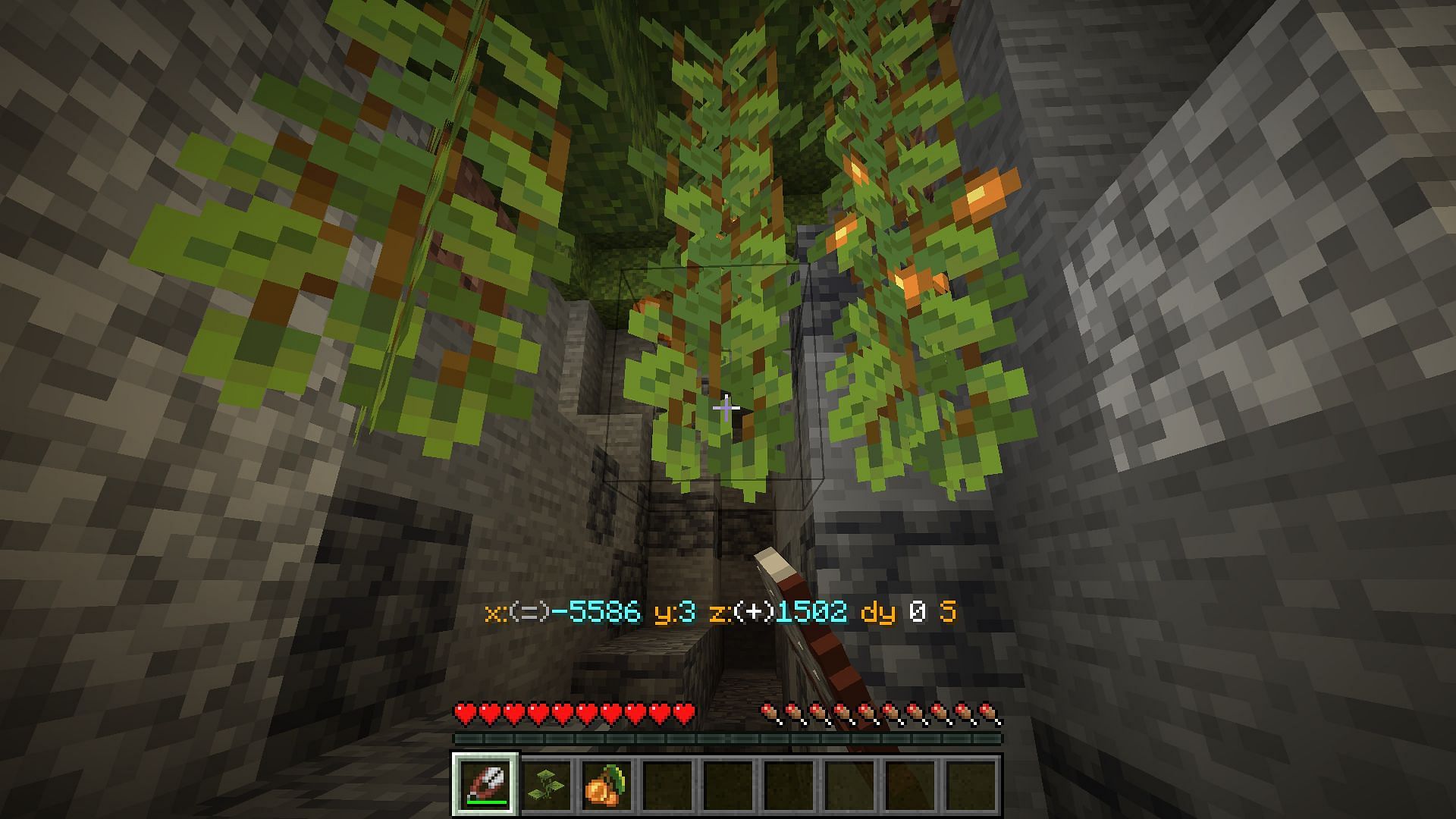 Glowberries are among the best vines to use for decorating a base in Minecraft 1.19 (Image via Mojang)