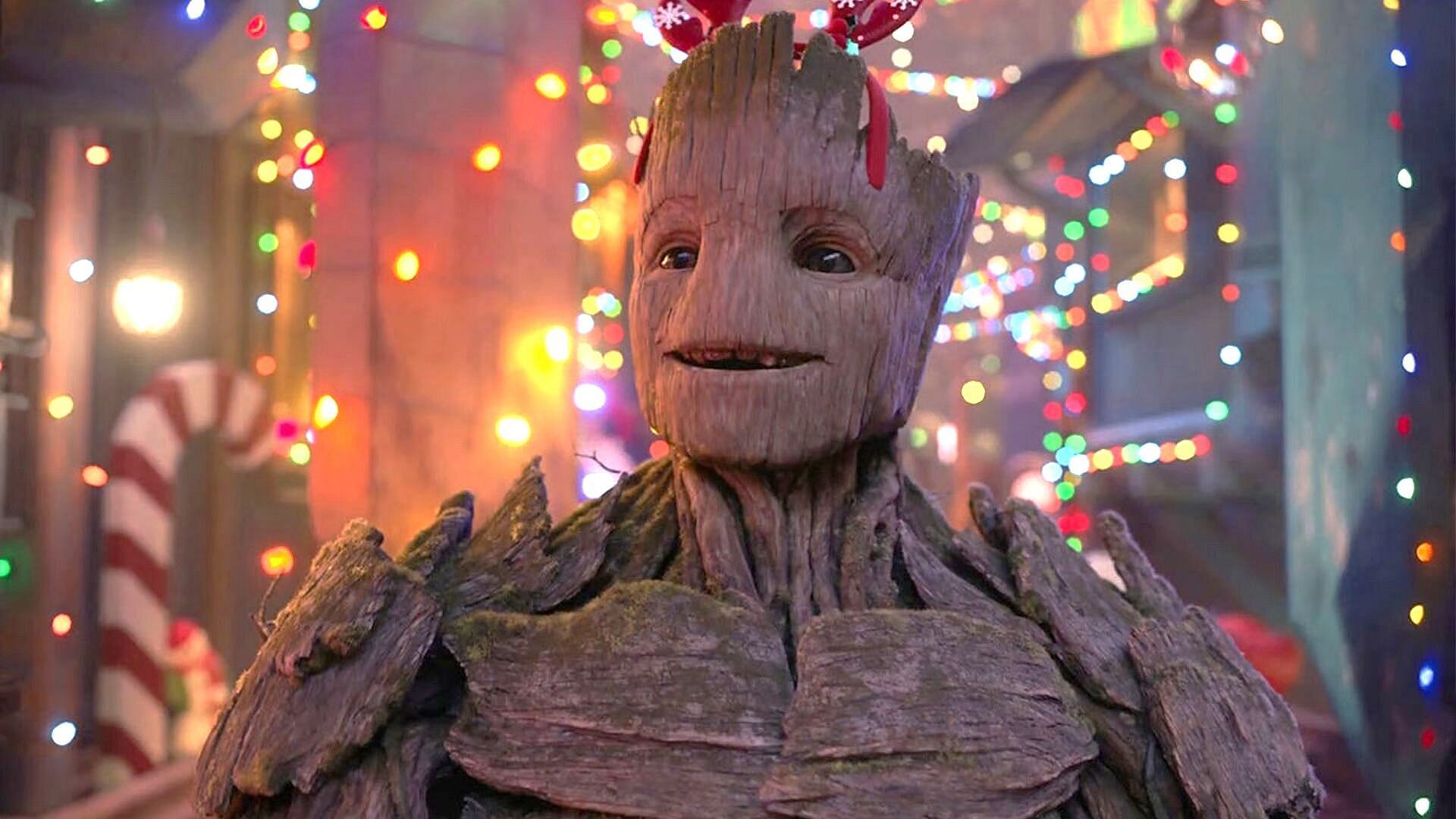 Groot in The Guardians of the Galaxy Holiday Special (image via Marvel Studios)
