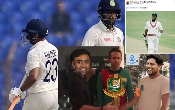 Top 10 funny memes after India reach 404 in the first innings of 1st Test vs Bangladesh